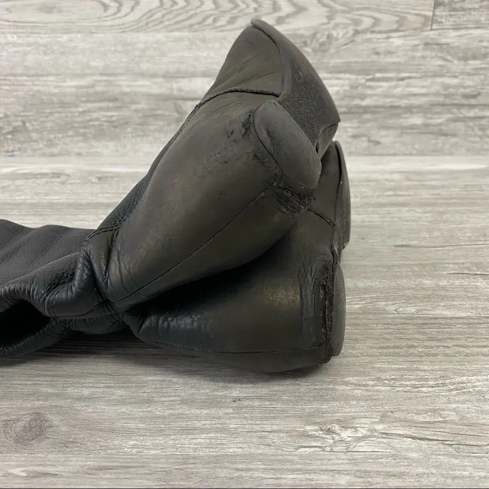 Via Spiga Pebble Genuine Leather Tall Boots